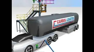 Tanker truck Loading. AUTOLOAD Tanker Loading Arm