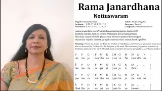 Rama Janardhana - Nottuswaram by Dikshitar