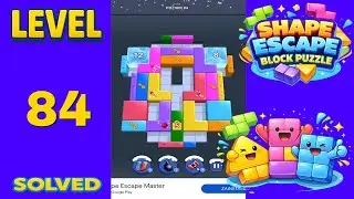 Shape Escape Block Puzzle Level 84 - SOLUTION