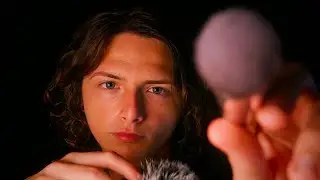 ASMR Personal Attention- Face Brushing With Inaudible Whispers
