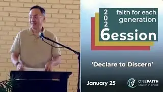 One Faith Church: Declare to Discern (Sunday 1.25.2026)