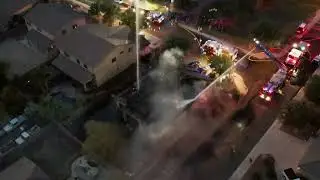 MARICOPA NEW HOUSE ON FIRE