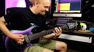 Syncopated Djent Riff with Industrial Influences