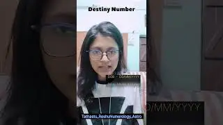 How to Calculate Your Destiny Number|Destiny Number|Driver Number#astrology#numerology #shorts#short