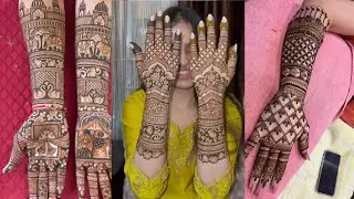 Bridal mehandi design||30 + design 😍❤️#bridal #mehandi #simple #easy