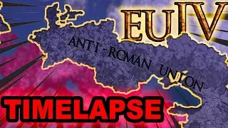 Anti-Roman Union Timelapse: Will It Survive? |&nbsp;Europa Universalis 4 AI Only Timelapse