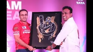 King-XI Punjab - Signature Painting by Speed Painter Rabin Bar - IPL Event