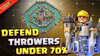 This Base Defends THROWERs Under 70% 🥶  Best TH18 (CWL/War/Legend) Anti-Throwers Base Link