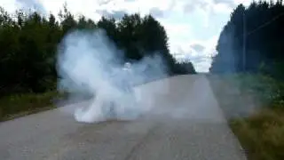 burnout ktm 125 !
