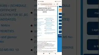 #trending #appolycet option entry postpone details #new #trendingshorts #polycet #counceling