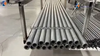 thick-wall pressureless sintered silicon carbide roller