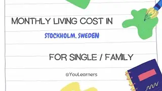 Living Expenses in Stockholm, Sweden    Monthly Living Cost for Single, Students and Family