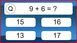 20 Addition Quiz Exercises for Kids
