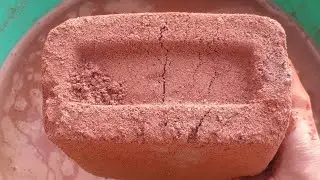 ASMR: pure red dirt crushing in water (see description)