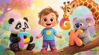 Animal Alphabet 🐼🔤 | ABC Nursery Rhymes for Kids