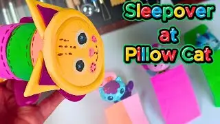 Ночёвка с Pillow Cat 💤🐱 | DIY из Gabby&rsquo;s Dollhouse