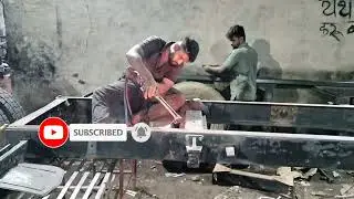 #how to repair a broken track chassis || track chassis repair || track Frame repair 🚛🚛