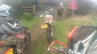 A Ride Through Monmouthshire in South Wales (CRF450X, 17.01.15)