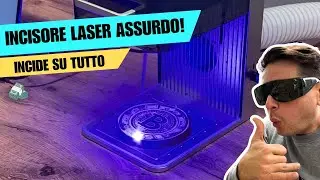 MIGLIORE INCISORE LASER pi&ugrave; piccolo e veloce 🔥Metalli,legno, alluminio Xtool F1