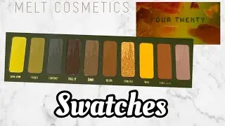 Melt Cosmetics 420 Eyeshadow Palette SWATCHES