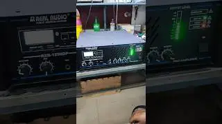 Real Audio 1250 watt dj amplifier with recording #dj #amplifier #realaudio #djviral #djandmore #bass