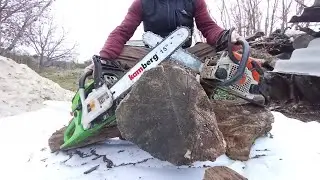 🇺🇦PRO-CRAFT(GS52T) VS STIHL(MS180). Ріжемо:Дуб і Граб