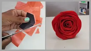 T&eacute;cnica nova para fazer a rosa de cetim mais delicada 🌹