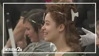 Community members get free haircuts and services at Spokane Homeless Connect