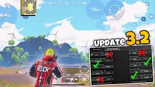 Update 3.2 |✅ Best Gyro & Non Gyro Sensitivity Setting + Cantrol Code Bgmi | Pubg Zero Recoil Spray
