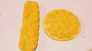 Yellow Homemade Gym Chalk Bubblies| Moulded Freshies| ASMR | Oddly Satisfying |Stress Relief | Relax