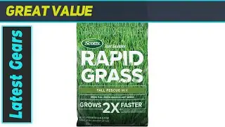 Scotts Turf Builder Rapid Grass Tall Fescue Mix &ndash; Best Way to Grow Green Grass Fast!