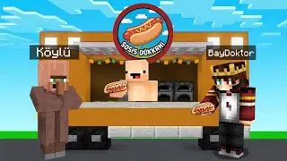 SAKARBEBEK'İN YENİ SOSİSLİ D&Uuml;KKANI 🌭 - Minecraft