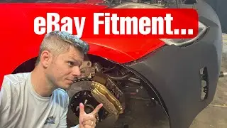 eBay Bumper TEST FIT | 350z Bumper comes FOLDED!