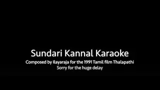 Sundari Kannal | Karaoke | Thalapathi | Ilayaraja | Mani Ratnam | Shreyas Kashyap