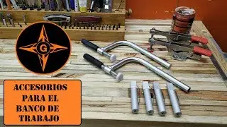 BANCO DE TRABAJO ,  ACCESORIOS Y SUJECCION PARA CARPINTERIA DE  MADERA GINESSOT