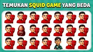 Temukan Emoji Yang Beda - Squid Game (Edisi Baru) 🦑🔺🔻 | 30 Level Final | Kuis Lebah