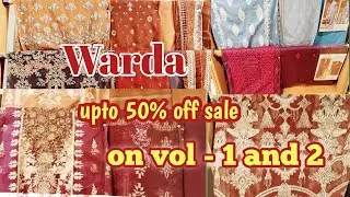Warda 50 % off sale . warda unstitched summer sale 2021 . @urwavogue