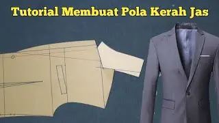 membuat pola kerah jas