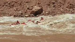 Cataract Canyon : Big Drops Rapids SUPER HIGH FLOW 68kcfs Holiday Expeditions 6/20/19