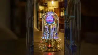 From drawing to masterpiece ⚙️ Creating a steampunk lamp detail #shorts #steampunk