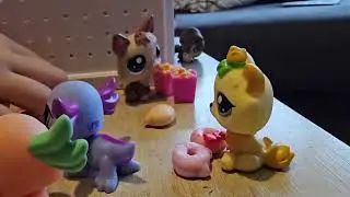 Rolly the robber & the two spies Littlest Pet Shop  / Hello kitty