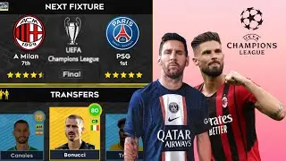 DLS 22 || PSG vs Ac Milan | Uefa Champions League Final || Dream League soccer 2022  gameplay