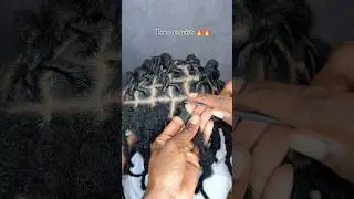 LOC RETWIST X TWO STRAND TWIST PROCESS 🔥🔥 #locs #locjourney #locstyles #locretwist