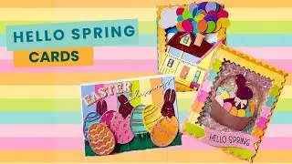 Cutest Hello Spring Cards | Easy DIY Tutorial&nbsp;| Lifescraftart Collab