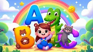 ABC with Animals | Fun Alphabet Song for Kids | A is for Alligator! #alphabet