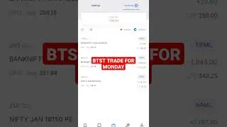 Here's My Monday BTST Trade! #bank nifty#btst trade #live trading
