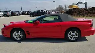 2002 PONTIAC FIREBIRD TRANS AM CONVERTIBLE BRIGHT RED WALK AROUND REVIEW 10623A SOLD! SUMMITAUTO.com