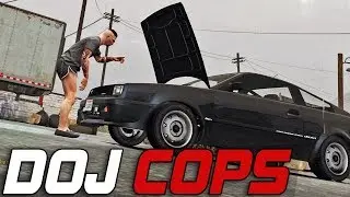 Dept. of Justice Cops #241 - Water-Damaged Horn (Civilian)