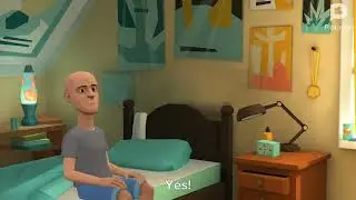 Классический Кайю прогуливает школу, чтобы поиграть в Fortnite/Пойман Рози/Наказан