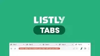 New Feature ➡️ ✨LISTLY TABS✨